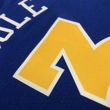 Warriors POOLE #3 Blue Retro NBA Jerseys