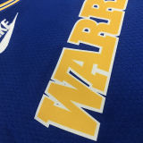 Warriors POOLE #3 Blue Retro NBA Jerseys
