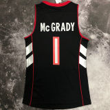1999/00 Toronto Raptors MCGRADY #1 Purple Black Retro NBA Jerseys 热压