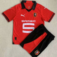 2023/24 Rennais Home Kids Soccer Jersey