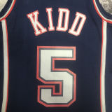 2006/07 Nets KIDD #5 Retro Dark Blue NBA Jerseys热压