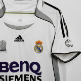 2006/07 RM White Home Retro Soccer Jersey