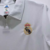 2002-2003 RM White Home Retro Soccer Jersey