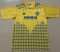 1992/93 Leeds United Away Yellow Retro Soccer Jersey