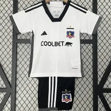 2024/25 Colo-Colo Home White Kids Soccer Jersey