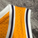 Lakers BRYANT #8 Retro Yellow NBA Girl Jersey