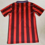 1998 England Away Red Retro Soccer Jersey