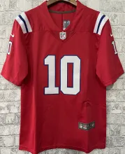 Men's New England Patriots JONES # 10 Red NFL Jersey 爱国者