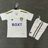 2023/24 Leeds United Home White Kids Soccer Jersey