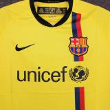 2008/09 BA Away Yellow Retro Soccer Jersey