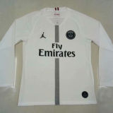 2018/19 PSG JD White Long Sleeve Soccer Jersey