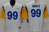 Men's Los Angeles Rams DONALD # 99 White NFL Jersey 公羊