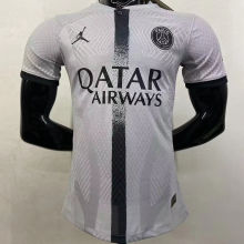 2022/23 PSG Away Grey Player Version Soccer Jersey