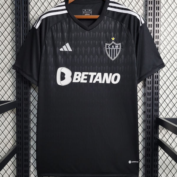 2023/24 AT Mineiro Black Goalkeeper Soccer Jersey