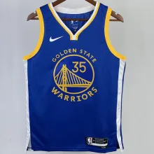 2023/24 Warriors DURANT #35 Blue NBA Jerseys