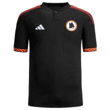 2023/24 Roma Third Black Fans Soccer Jersey