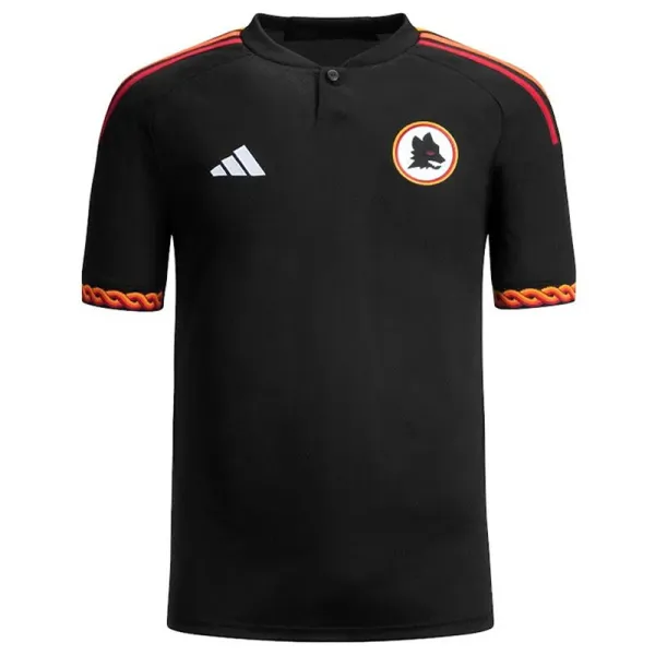 2023/24 Roma Third Black Fans Soccer Jersey