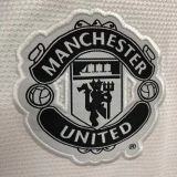 2013/14 M Utd Away White Retro Soccer Jersey