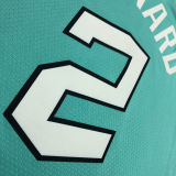 Spurs LEONARD #2 Light Green City Edition NBA Jerseys