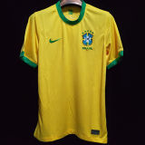 2020/21 Brazil Home 1:1 Quality Yellow Fans Soccer Jersey