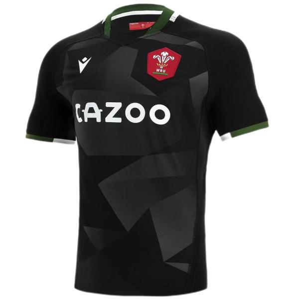 2021/22 Wales Away Black Rugby Shirt 威尔士
