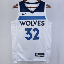 2023/24 Timberwolves TOWNS #32 White NBA Jerseys