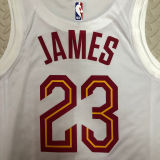 Cleveland JAMES #23 White NBA Jerseys