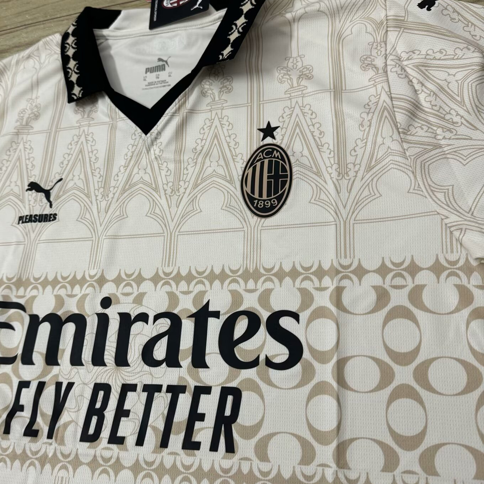 Rafa Leão #10 AC Milan x PUMA x Pleasures 4Th Fans Jersey