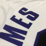 Lakers JAMES #6 White City Edition NBA Jerseys