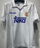 1996/97 RM Home White Retro Soccer Jersey