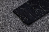 2025 PSG Black Gold Stripe Half Pull Sweater Tracksuit