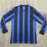 2010-2011 In Milan Home Long Sleeve Retro Soccer Jersey
