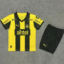 2023/24 Atletico Penarol Home Kids Soccer Jersey