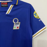 1996 Italy Home Blue Retro Soccer Jersey