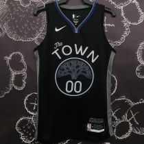 Warriors KUMINGA #00 Black Grey NBA Jerseys