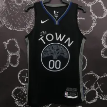 Warriors KUMINGA #00 Black Grey NBA Jerseys