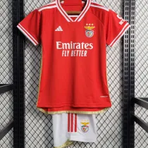 2023/24 Benfica Home Red Kids Soccer Jersey
