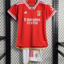 2023/24 Benfica Home Red Kids Soccer Jersey