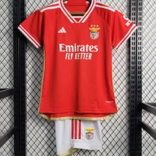 2023/24 Benfica Home Red Kids Soccer Jersey