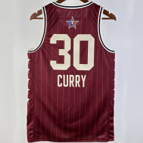 2024 ALL-STAR CURRY #30 Red NBA Jerseys