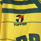 1984 Brazil Home Yellow Retro Soccer Jersey