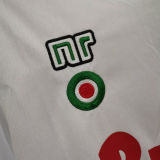 1987-88 Napoli Away White Retro Soccer Jersey