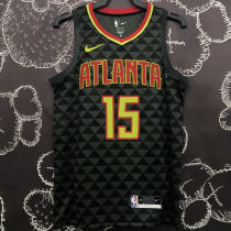 Hawks CARTER #15 Black NBA Jersey