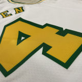 Rockets GREEN #4 White Retro NBA Jerseys
