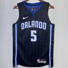 2023/24 Magic BANCHERO #5 Black NBA Jerseys 热压