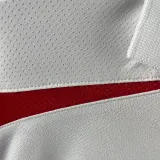 2006 England Home White Retro Soccer Jersey