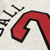 Bulls BALLE #2 White City Edition NBA Jerseys