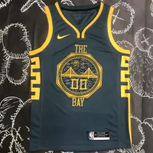 Warriors KUMINGA #00 Black NBA Jerseys