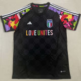 2024 Italy x Love Unites Black Fans Jersey