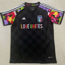 2024 Italy x Love Unites Black Fans Jersey